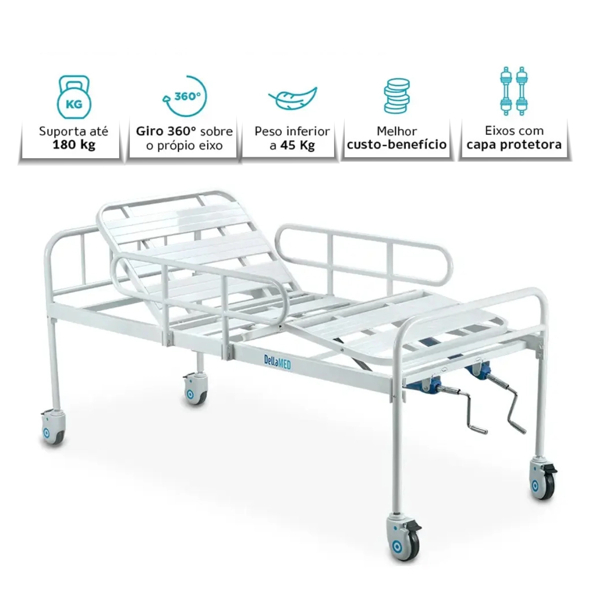 Cama Hospitalar Manual 2 Movimentos Dx2 Cama Hospitalar Manual 2 Movimentos Dx2