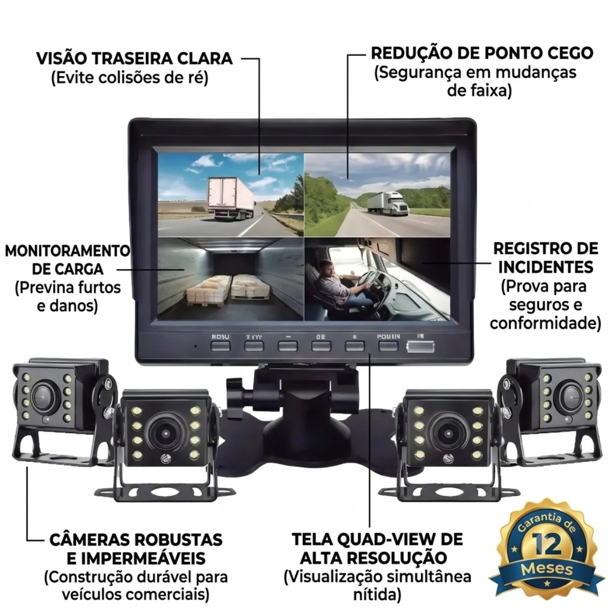CAMERA DVR VEICULAR ROADSTAR RS899BR MONITORAMENTO ÔNIBUS E CAMINHÃO CAMERA DVR VEICULAR ROADSTAR RS899BR MONITORAMENTO ÔNIBUS E CAMINHÃO