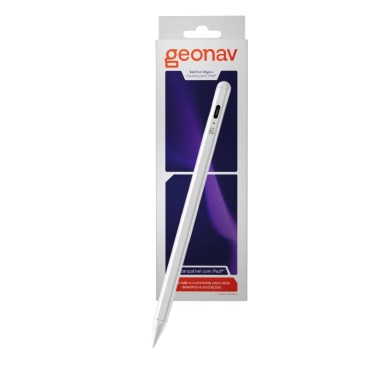 CANETA PENCIL DIGITAL PARA IPAD CAPACITIVA STYLUS 1,5MM GEONAV