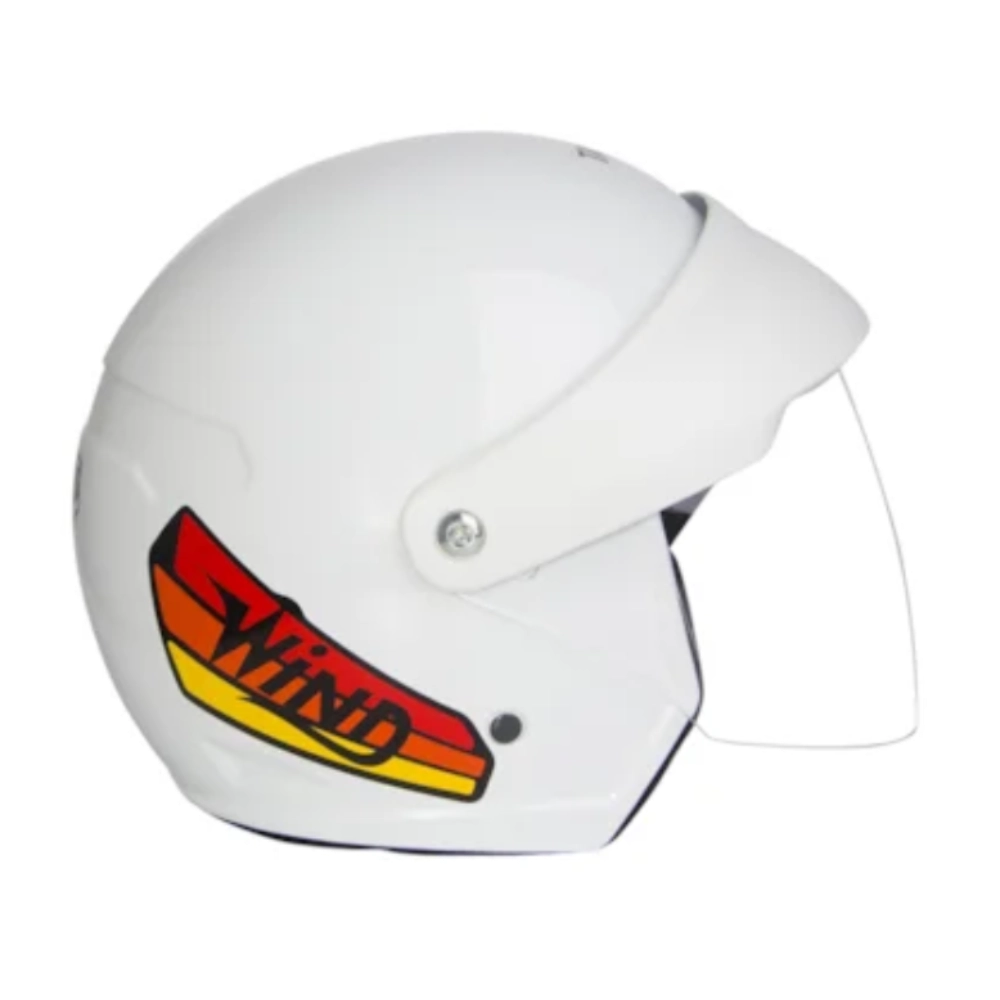 Capacete Aberto Taurus Wind Visor Xl Branco N 56