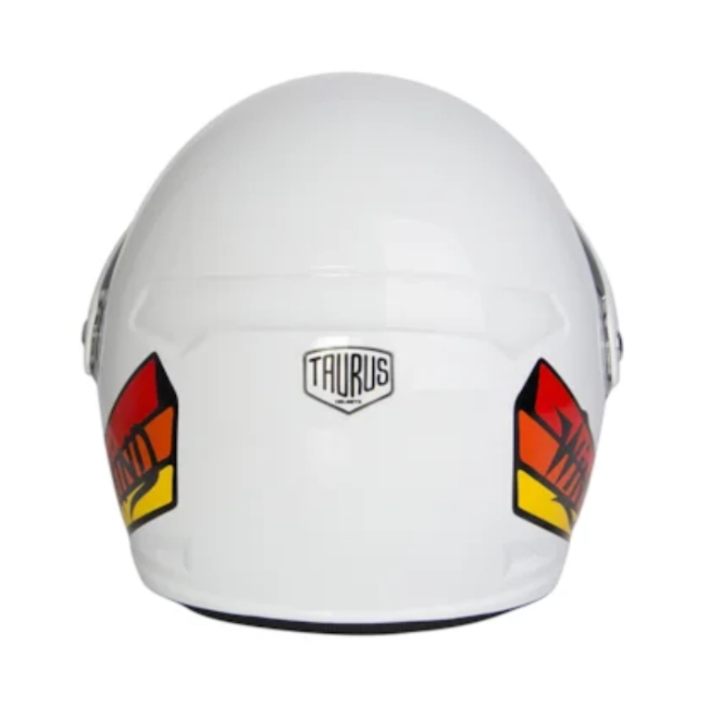 Capacete Aberto Taurus Wind Visor Xl Branco N 56