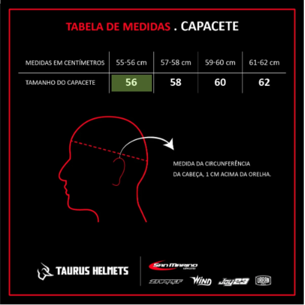 Capacete Aberto Taurus Wind Visor Xl Branco N 56