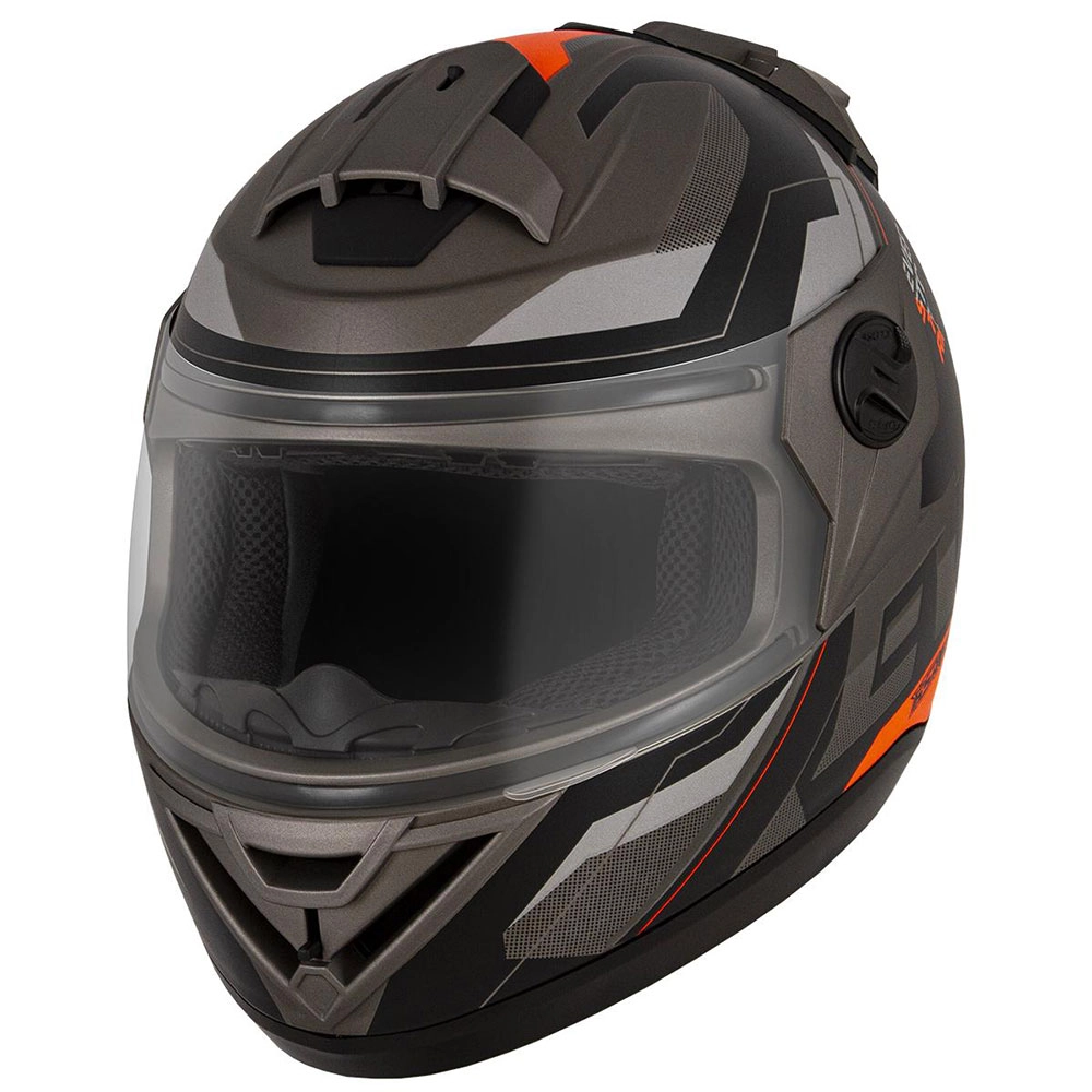 CAPACETE EVOLUTION G8 EVO CINZA/LARANJA TAM 58 PRO TORK
