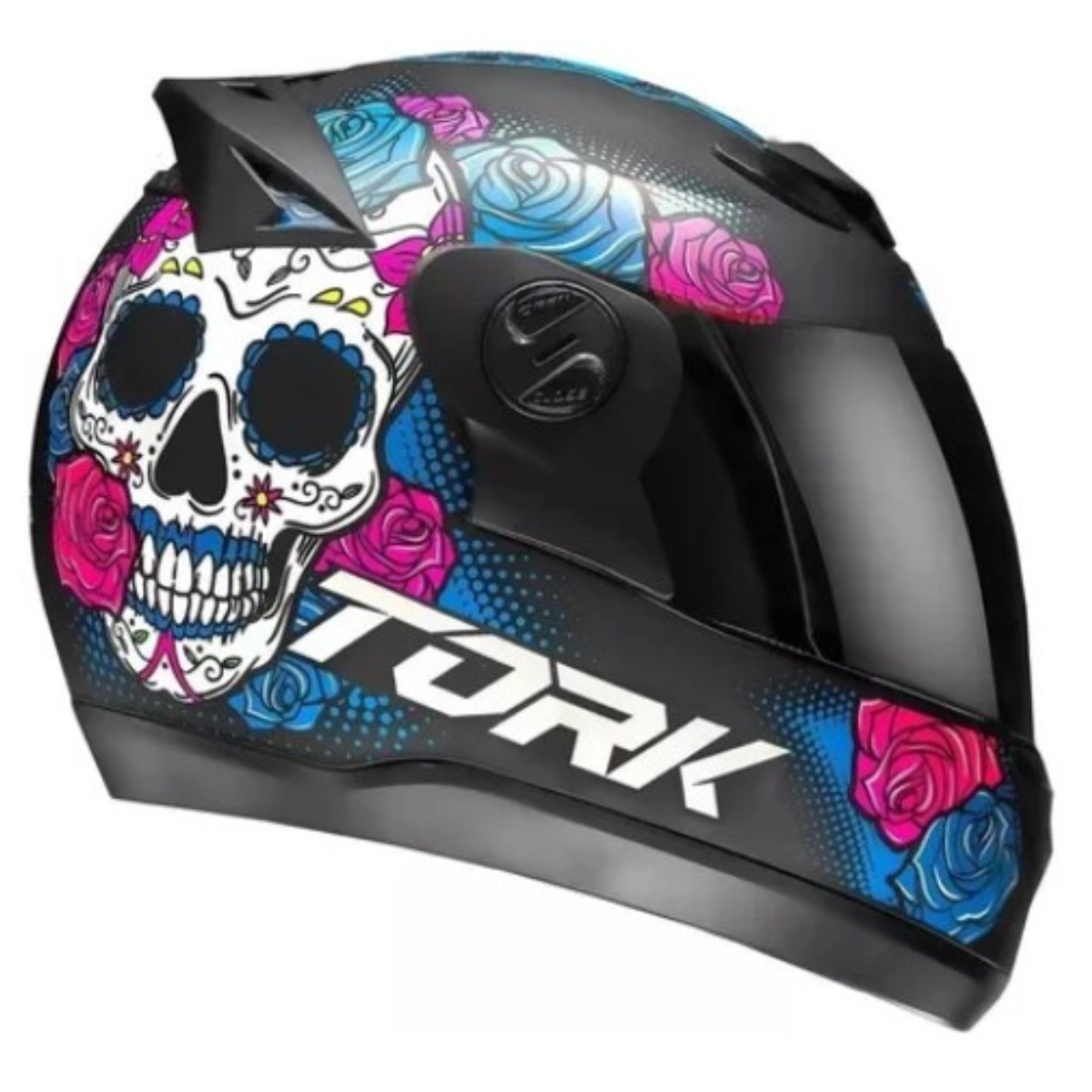 Capacete G7 Mexican Skull Pro Tork N 60 Arte Estilo e Segurança Capacete G7 Mexican Skull Pro Tork N 60 Arte Estilo e Segurança