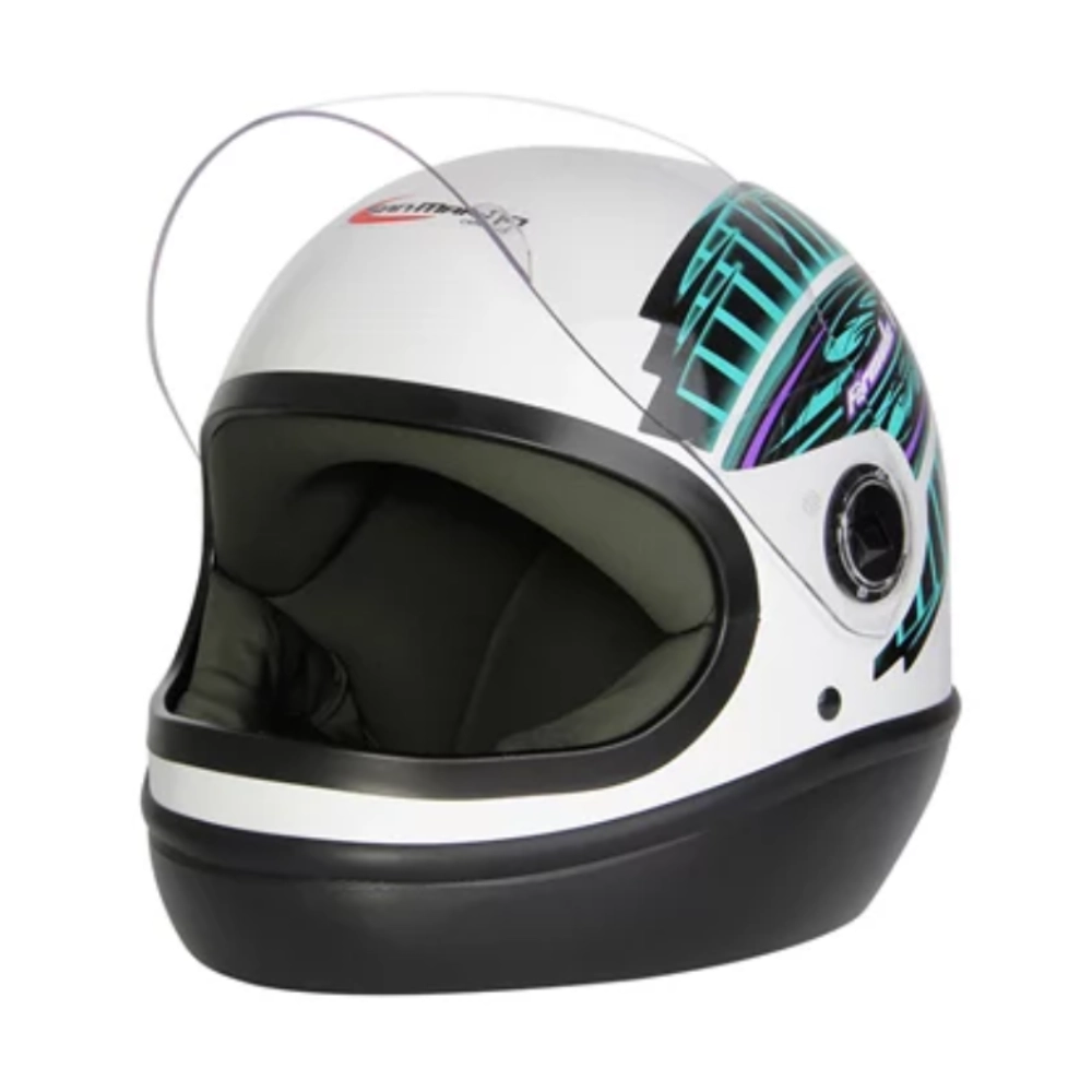 Capacete para Moto Integral San Marino Grafic Ll Branco Tamanho 56