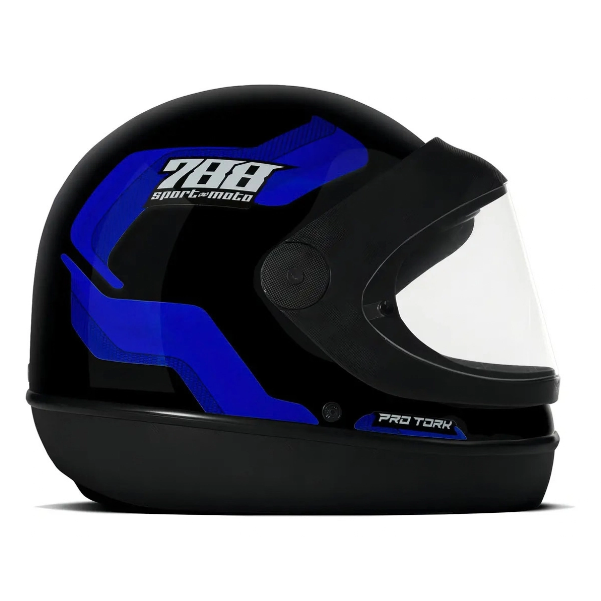 CAPACETE PRO TORK SPORT MOTO 788 AZUL TAM 60 VISEIRA CRISTAL CAPACETE PRO TORK SPORT MOTO 788 AZUL TAM 60 VISEIRA CRISTAL