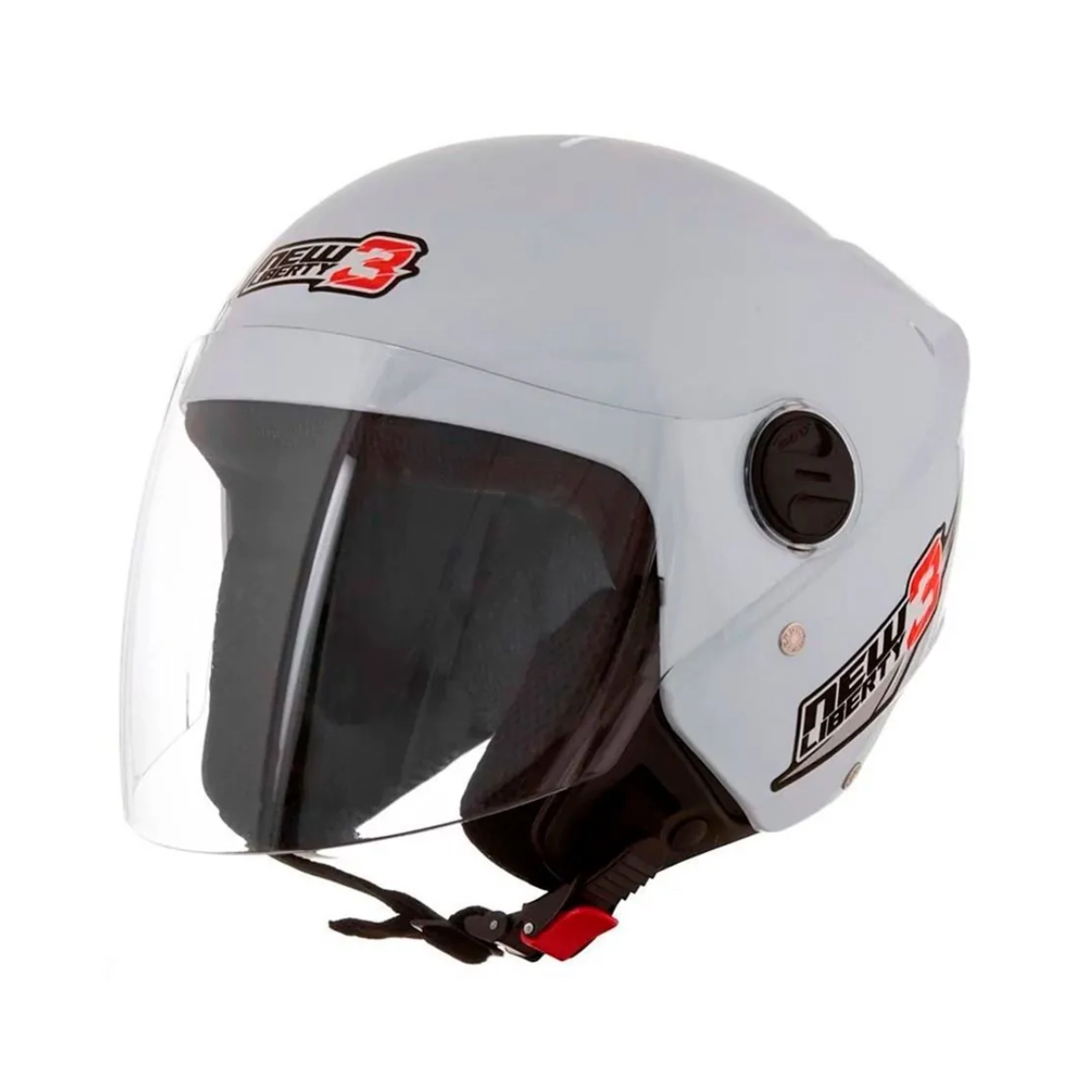 CAPACETE PROTORK NEW LIBERTY THREE BRANCO TAMANHO 60 