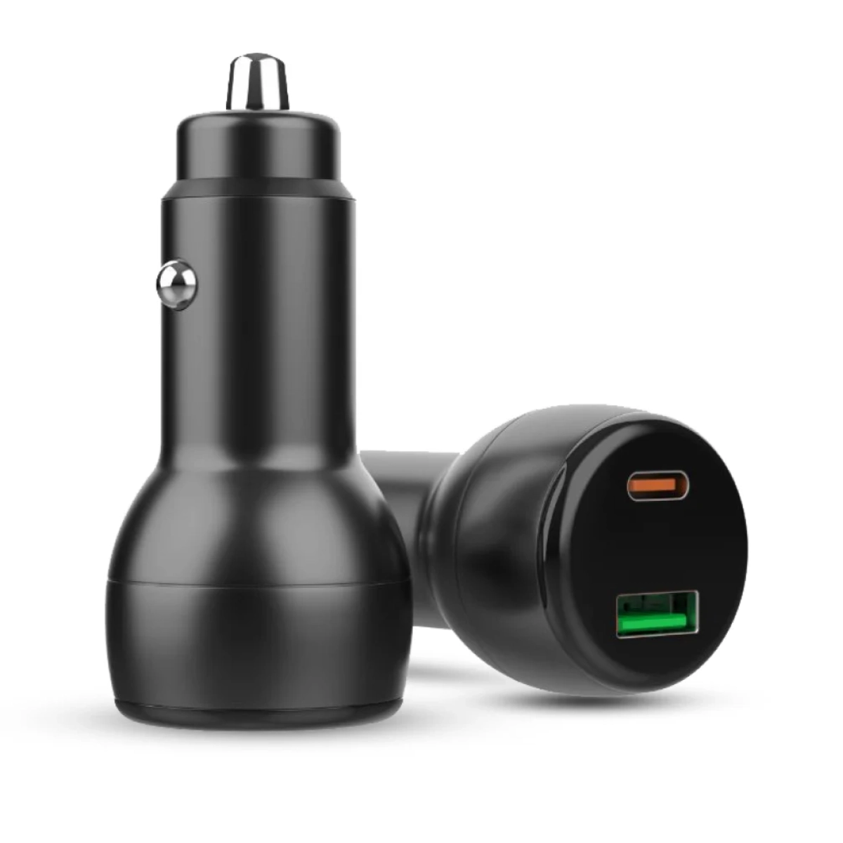 CARREGADOR VEICULAR AMET 65W TURBO TIPO C PD USB DUPLO