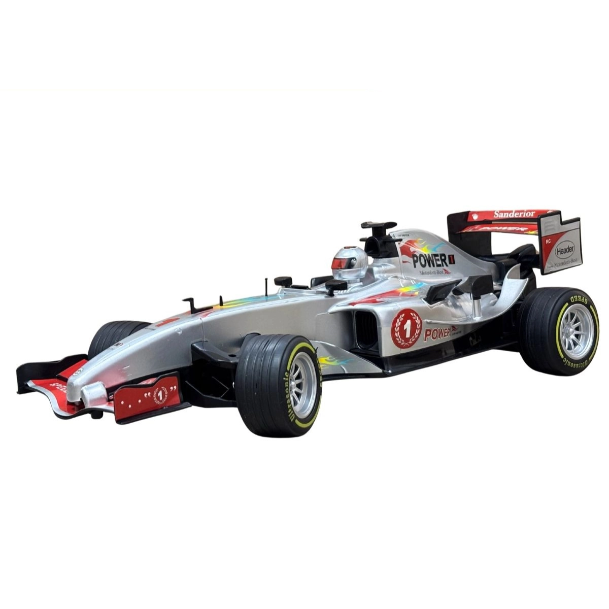CARRINHO CONTROLE REMOTO CORRIDA FORMULA 1 IMPORTWAY 1:10 CINZA F1