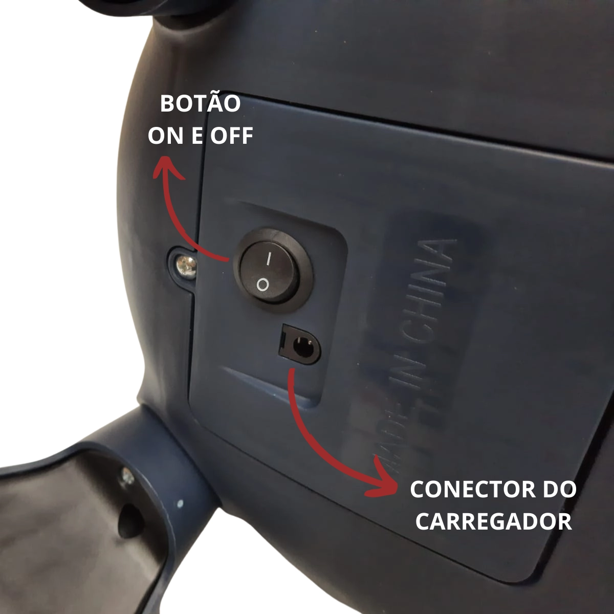 CARRINHO DE ROLIMÃ ELÉTRICO INFANTIL LARANJA - IMPORTWAY