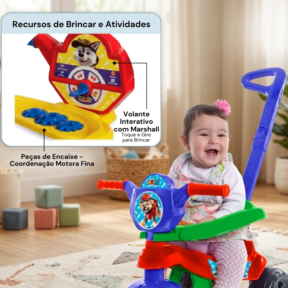 CARRINHO PASSEIO E PEDAL KEMOTOCA PATRULHA BABY VERMELHO KENDY CARRINHO PASSEIO E PEDAL KEMOTOCA PATRULHA BABY VERMELHO KENDY