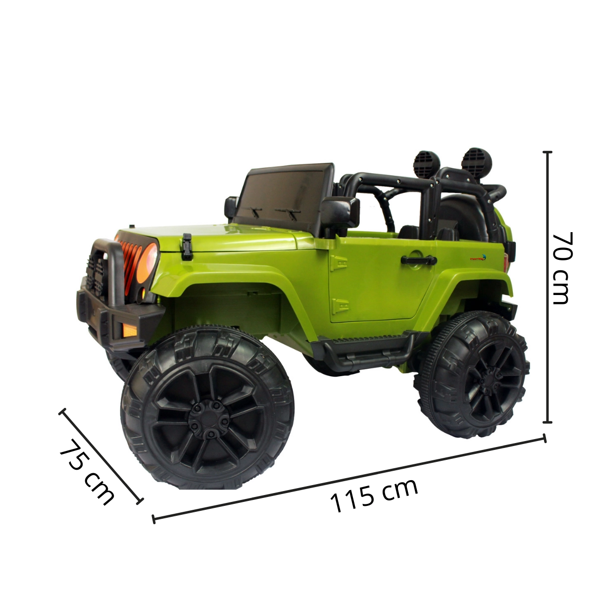 CARRO ELÉTRICO MINI JIPE PARA CRIANÇAS RECARREGÁVEL 12V