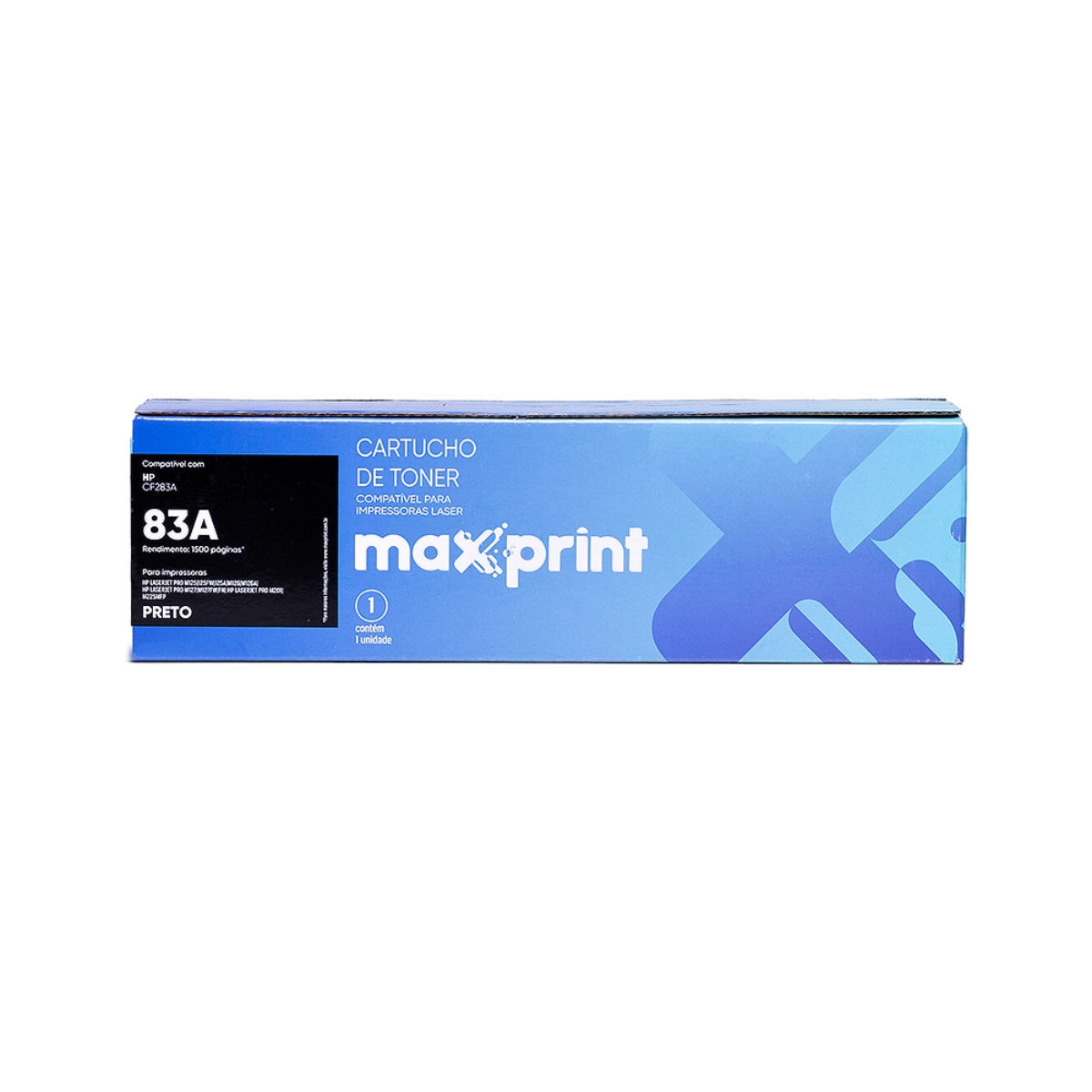 CARTUCHO DE TONER MAXPRINT CF283A COMPATÍVEL COM HP - PRETO
