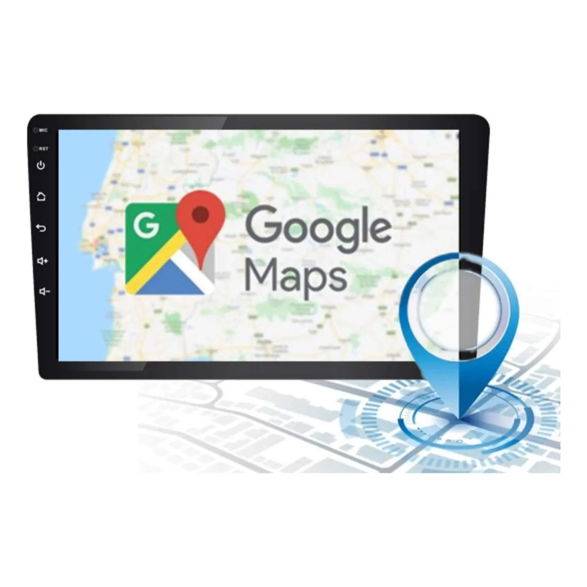 CENTRAL MULTIMÍDIA ROADSTAR RS-918BR 9POL BLUETOOTH WIFI TELA IPS PRETO