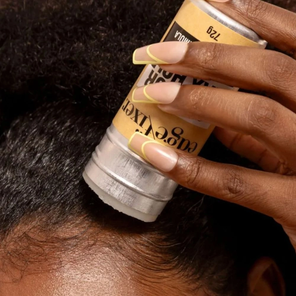 Cera modeladora fixadora bastao Para Cabelo Stick Edge Fixer Pessego Kiss 