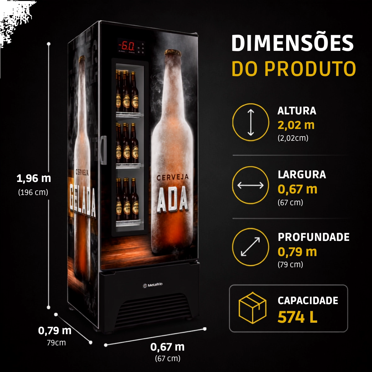 CERVEJEIRA EXPOSITOR DE BEBIDAS PRETO METALFRIO 497L 127V CERVEJEIRA EXPOSITOR DE BEBIDAS PRETO METALFRIO 497L 127V