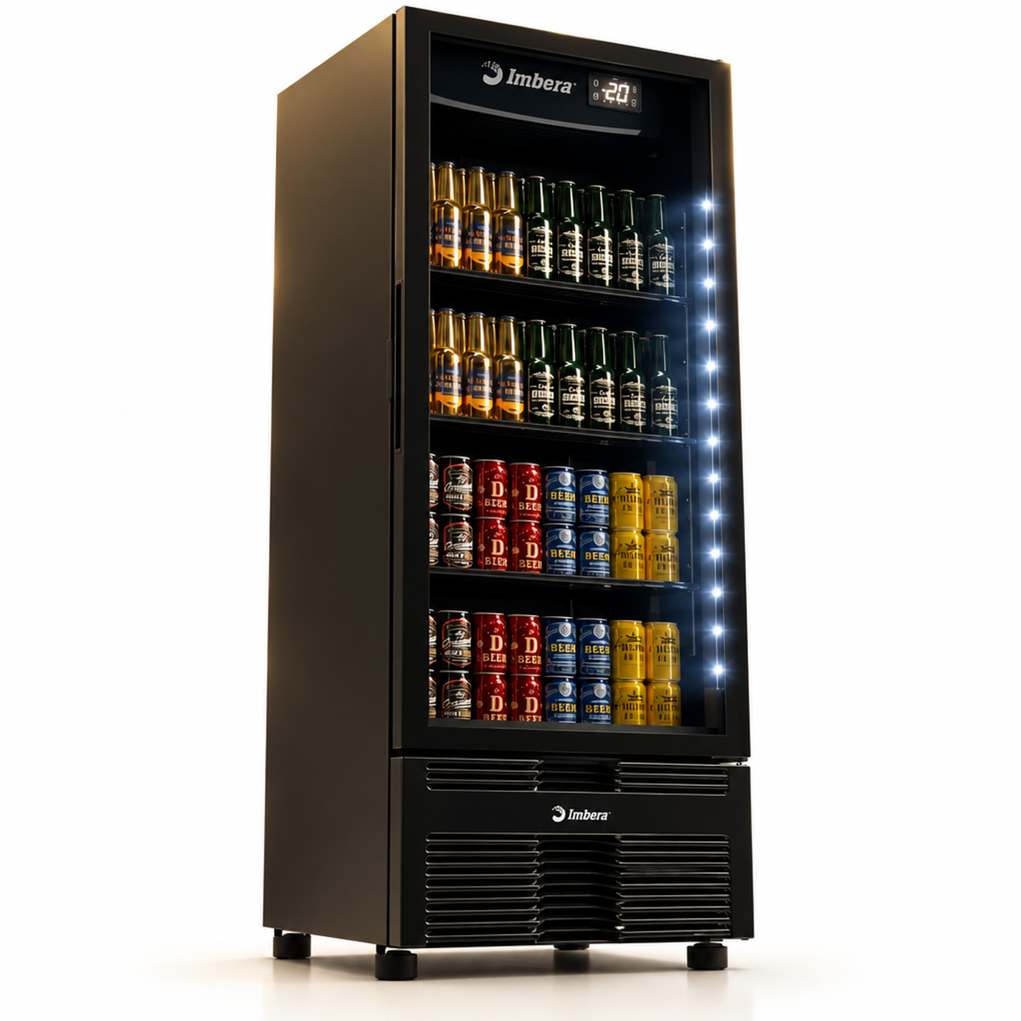 CERVEJEIRA VERTICAL 569L IMBERA CCV355S PRETO VIDRO BIVOLT