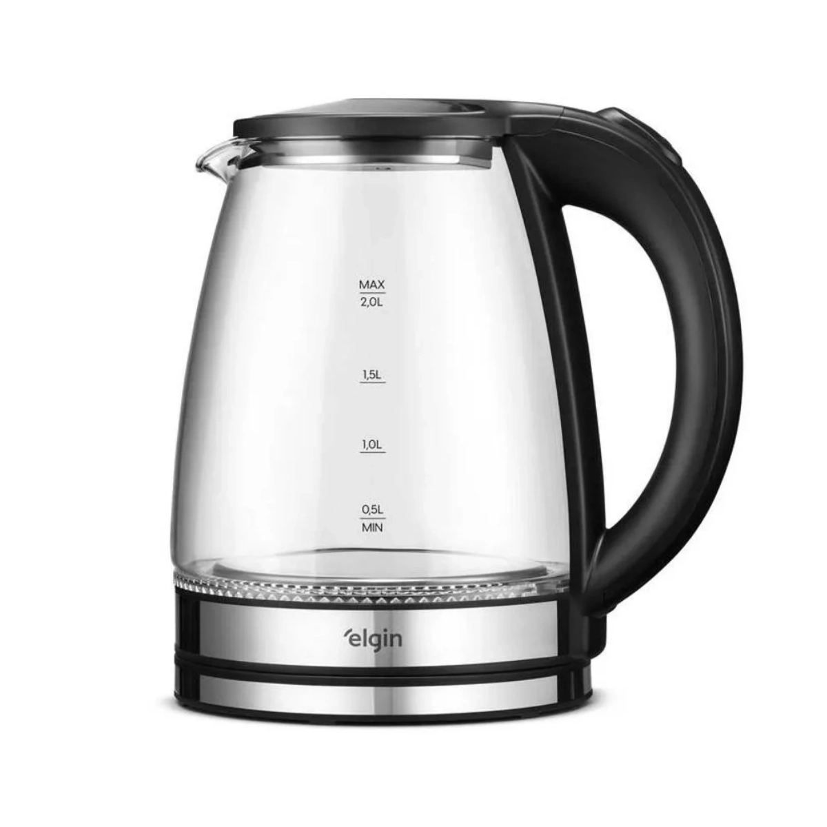 CHALEIRA ELETRICA ELGIN 2L VIDRO INOX 1200W VISIO GLASS 220V