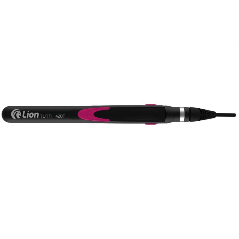 Chapinha de cabelo Lion Tutti 420F preta e Rosa Bivolt