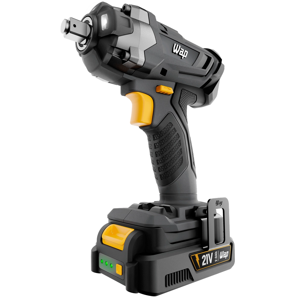 CHAVE DE IMPACTO WAP CINZA E AMARELO 2000MAH K21 CH01 21VDC BILVOLT