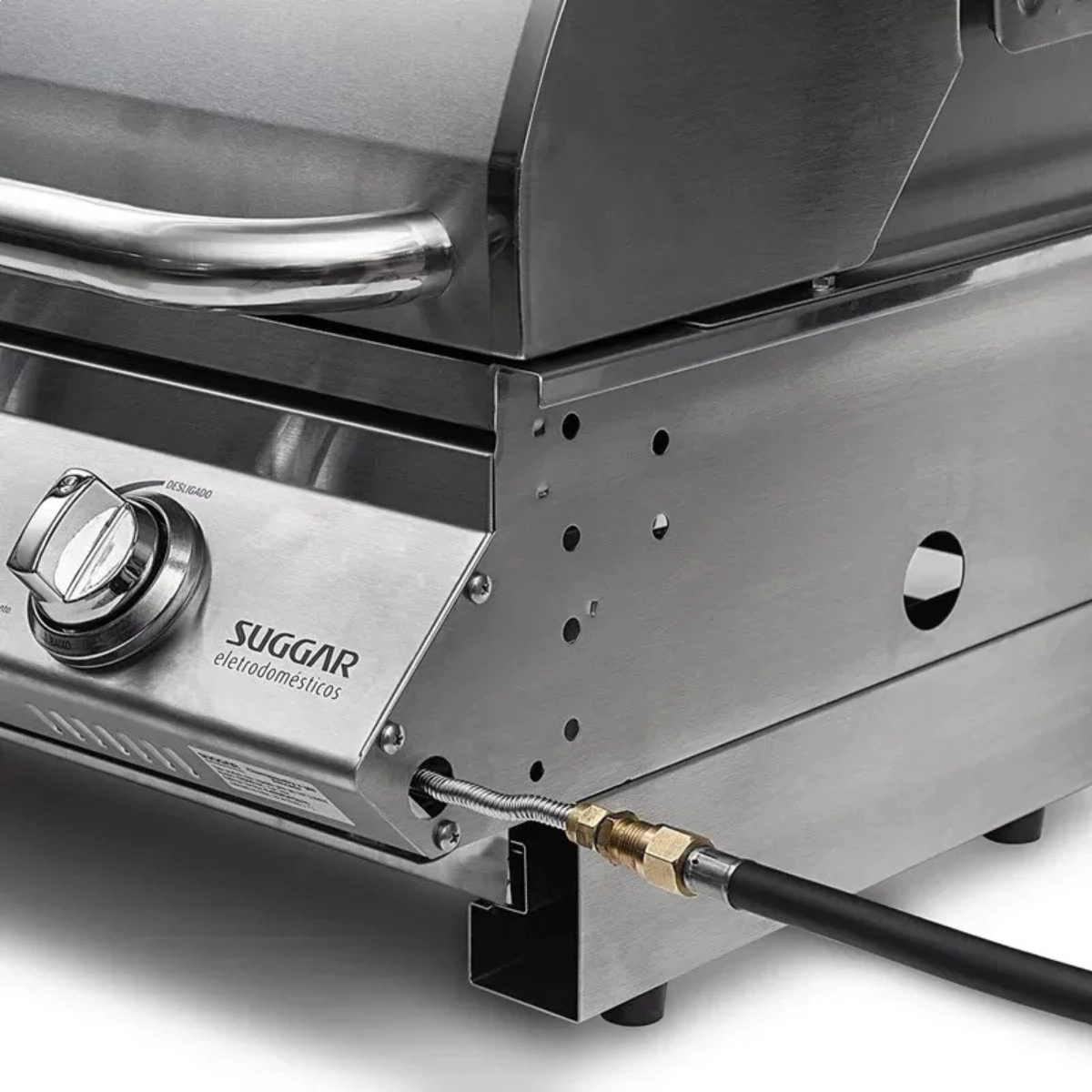 CHURRASQUEIRA PARA BANCADA INOX SUGGAR CH3001IX À GÁS CHURRASQUEIRA PARA BANCADA INOX SUGGAR CH3001IX À GÁS