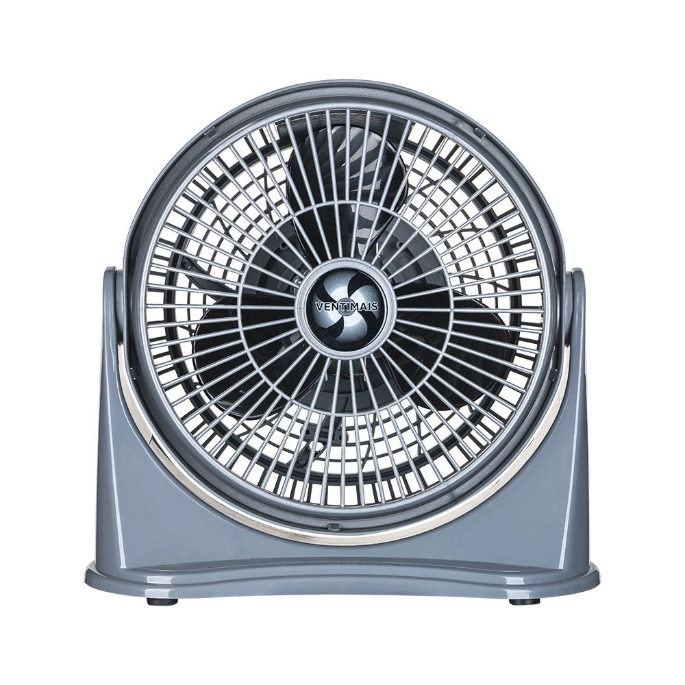 CIRCULADOR DE AR 25CM VENTIMAIS 3 PÁS CINZA/PRATA 220V