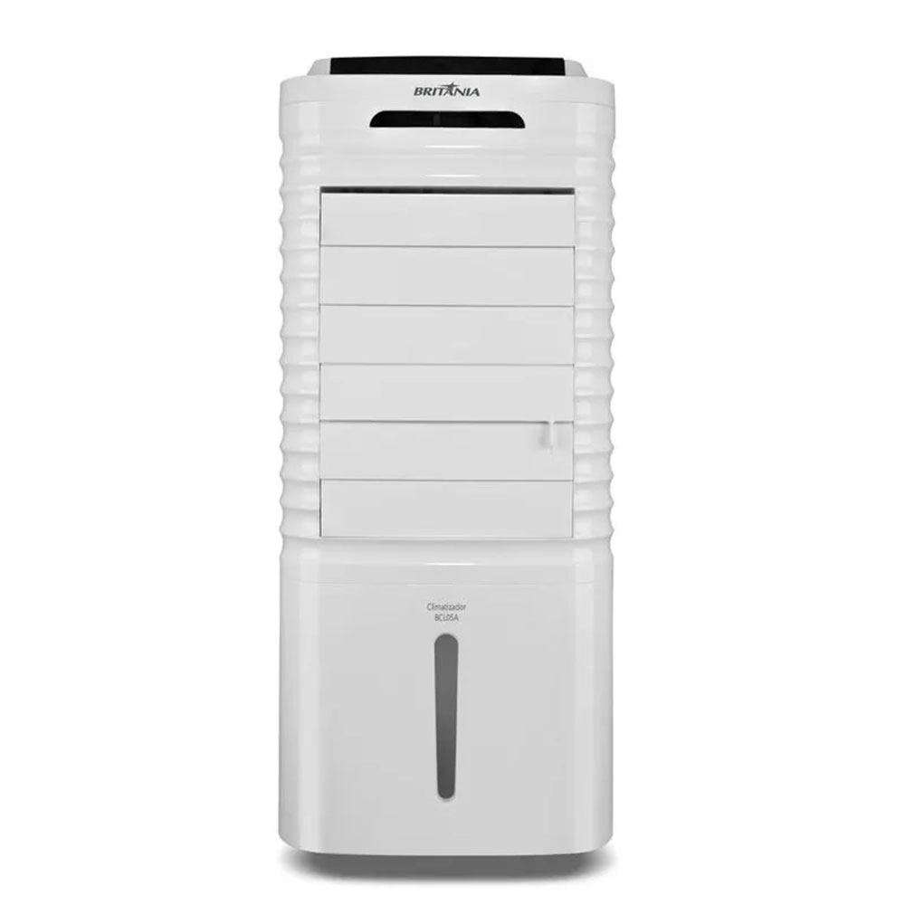 CLIMATIZADOR DE AR 4 EM 1 PORTÁTIL BRITÂNIA 5 LITROS 127V BRANCO