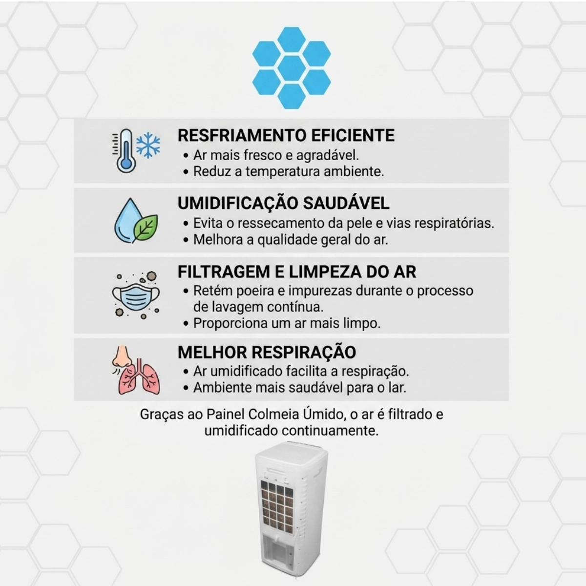 CLIMATIZADOR DE AR PORTATIL PHILCO 3 EM 1 PCL05A 220V CLIMATIZADOR DE AR PORTATIL PHILCO 3 EM 1 PCL05A 220V