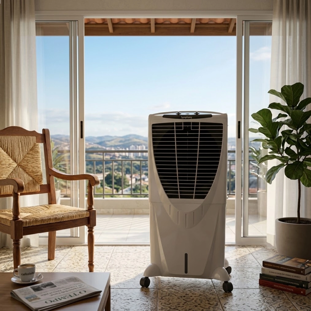 CLIMATIZADOR DE AR SYMPHONY 80L WINTER 80XL CINZA 127V