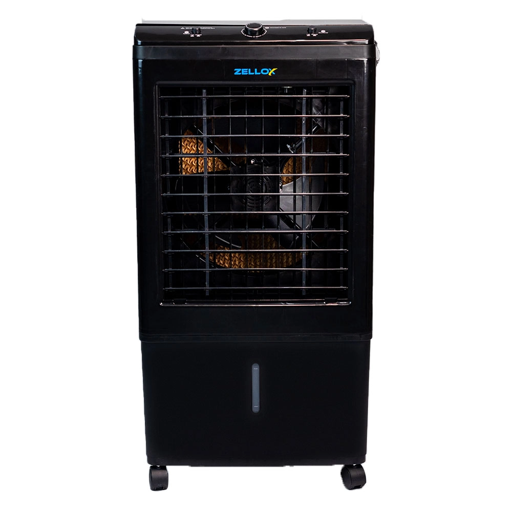 CLIMATIZADOR E UMIDIFICADOR DE AR PORTÁTIL  45 LITROS 4 FUNÇÕES 127V PRETO - ZELLOX