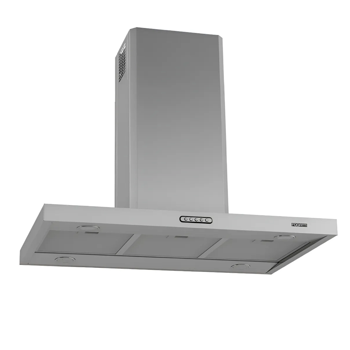 COIFA DE ILHA FOGATTI 90CM RETANGULAR INOX 110V