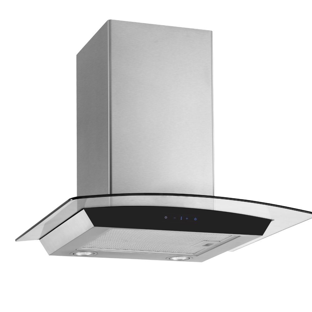 COIFA DE PAREDE ESMERALDA TOUCH 60CM VIDRO 3 VELOCIDADES SUGGAR TP3061THIX INOX 127V