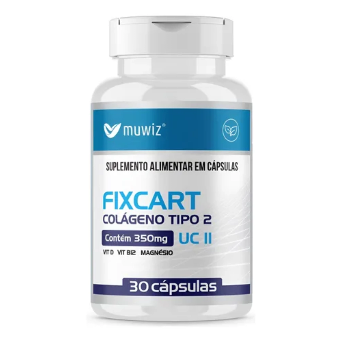 COLAGENO TIPO 2 FIXCART COM 30 CAPSULAS 350MG MUWIZ