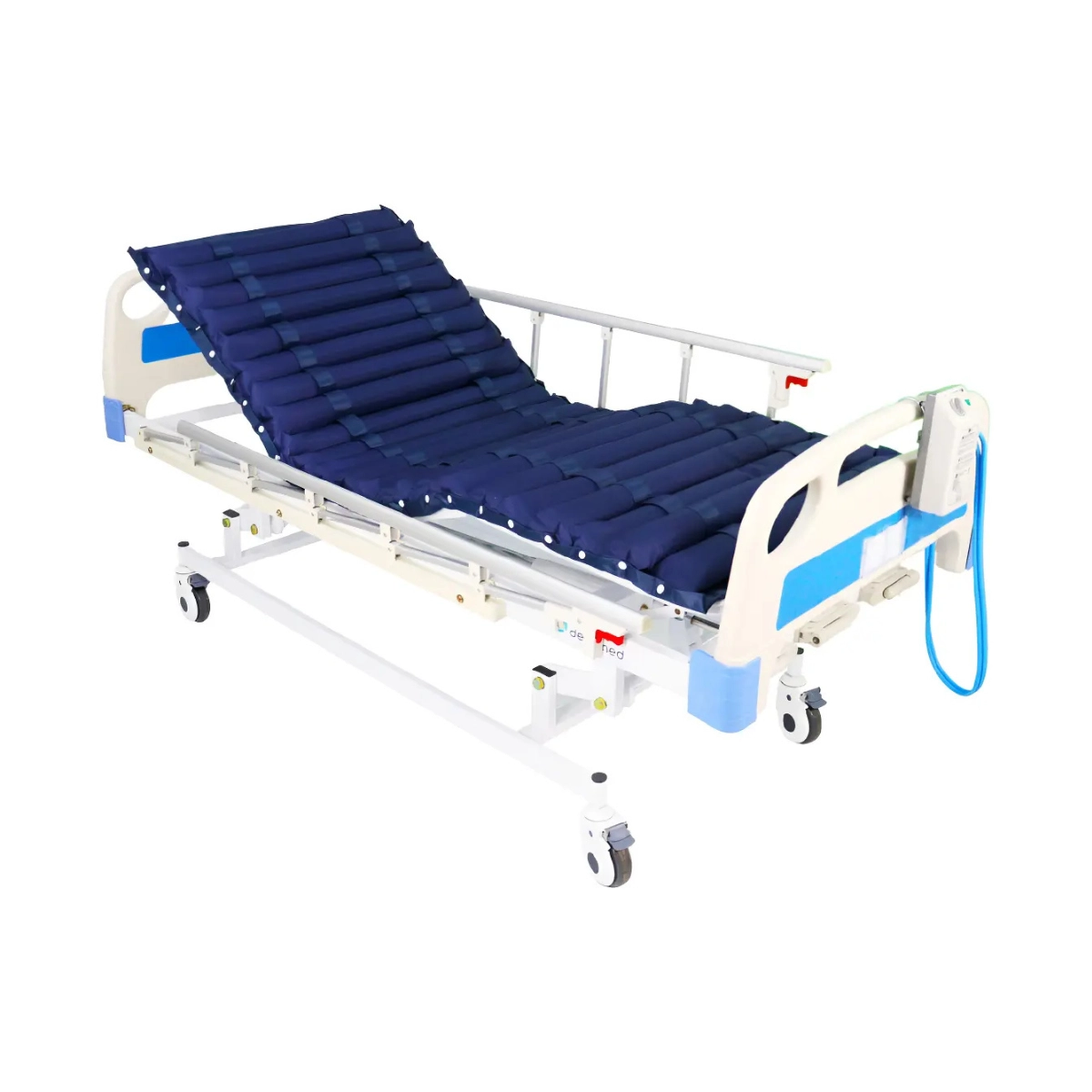 COLCHÃO PNEUMÁTICO ORTOPÉDICO ANTIESCARAS AIR TUBE DELLAMED 220V AZUL