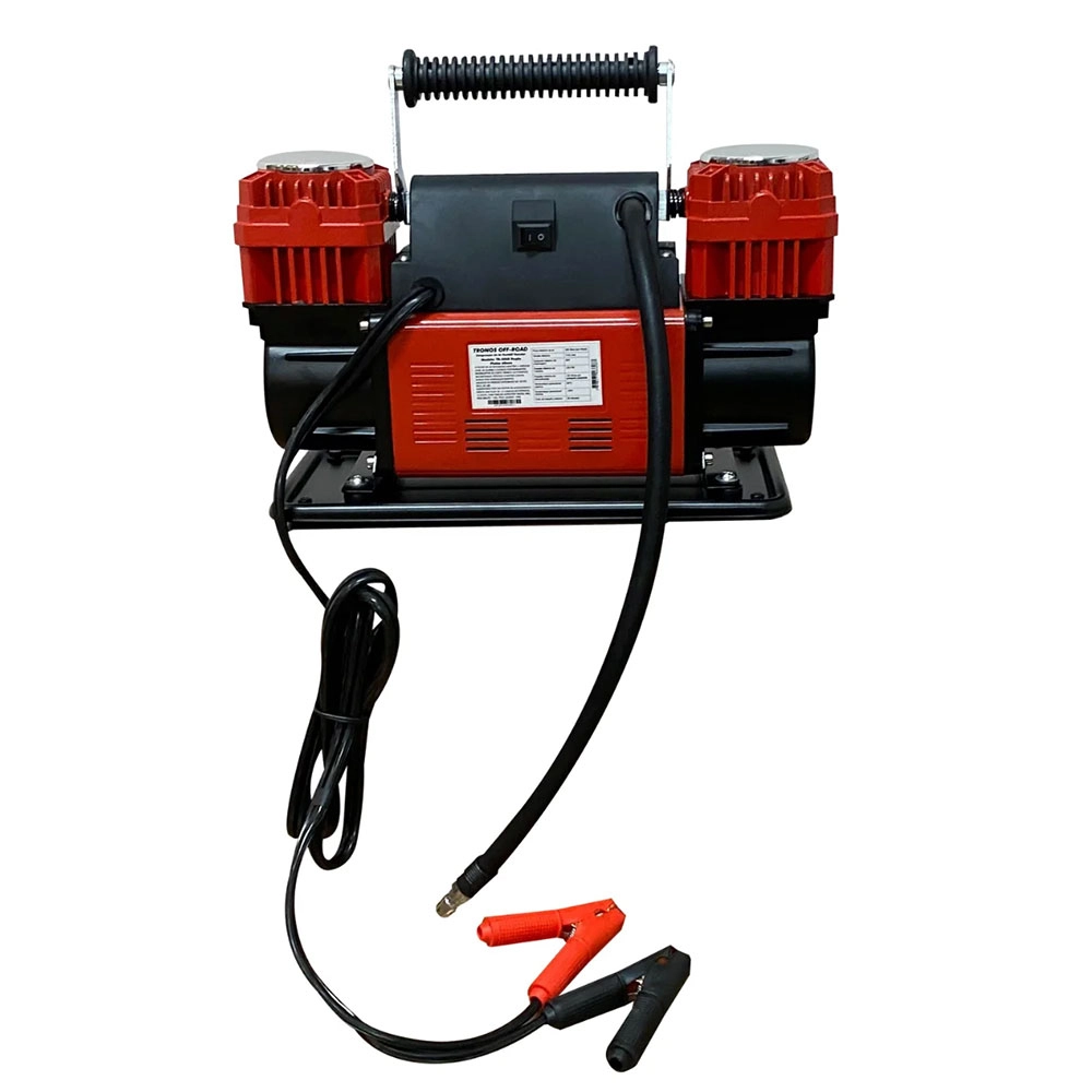 COMPRESSOR DE AR AUTOMOTIVO TRONOS 150 PSI DUPLO PISTÃO 2X60MM 12V COMPRESSOR DE AR AUTOMOTIVO TRONOS 150 PSI DUPLO PISTÃO 2X60MM 12V
