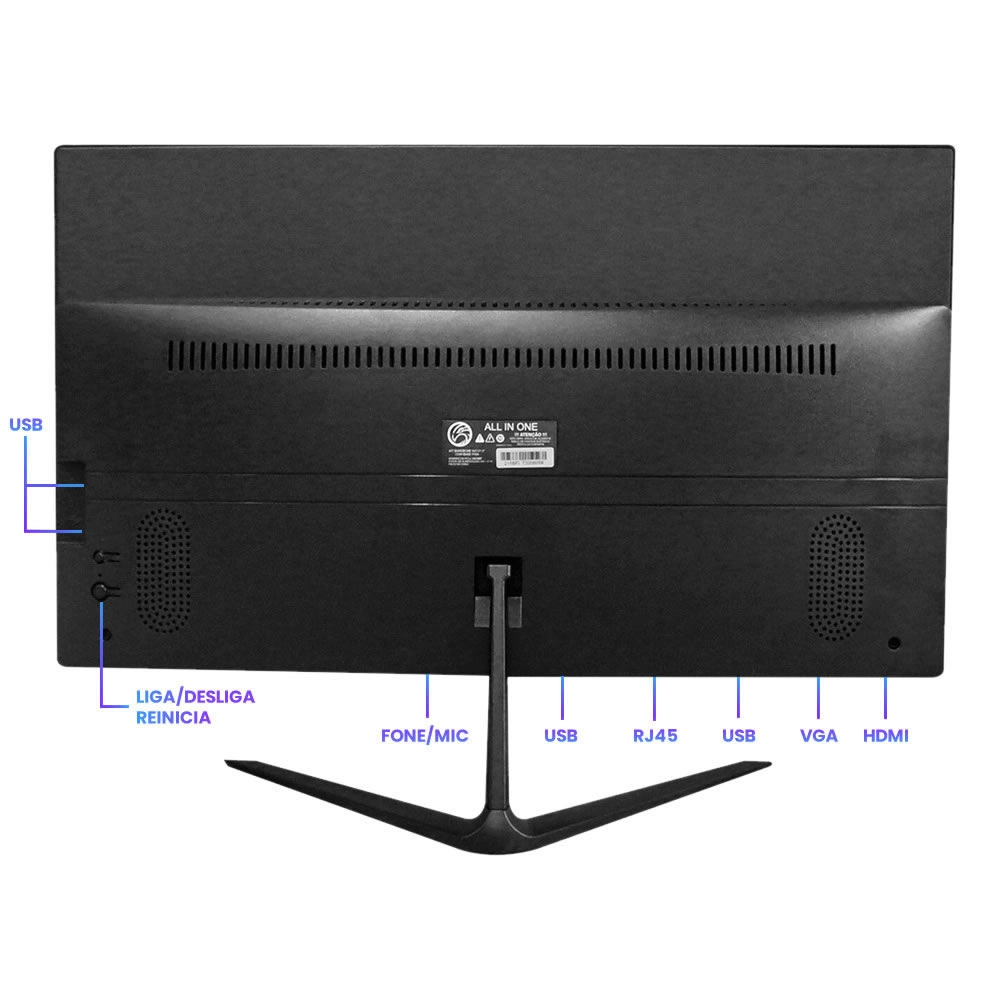 Computador All In One Bpc 19" Intel Core I5-3470s 8gb Ssd 480 Gb Mouse e Teclado S/ Fio