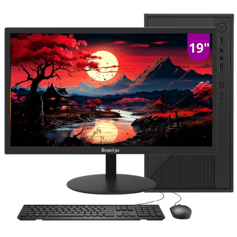 Computador Completo Bestpc Intel I5 8gb Ssd 128gb Monitor Led 19" Windows 10 Trial - BESTBOY