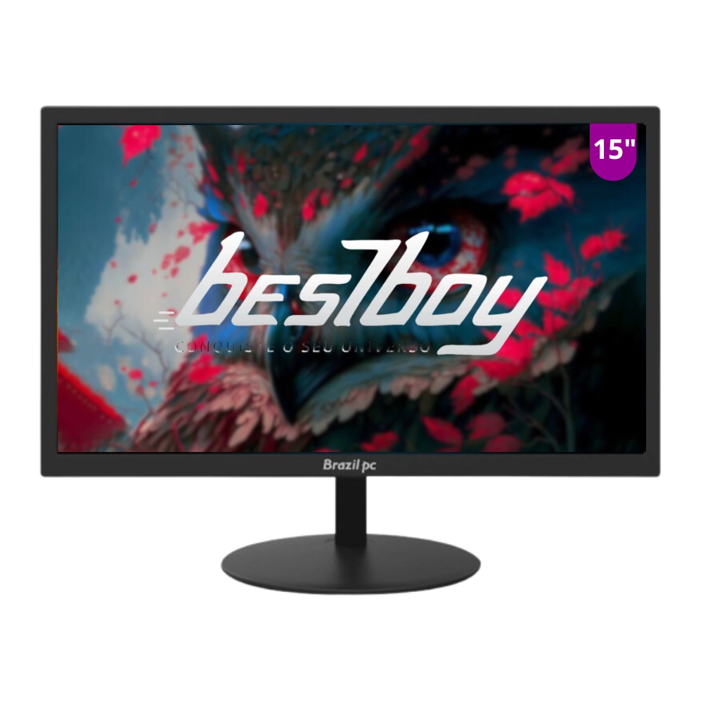 Computador Completo Intel Core I3 4gb Hd 500gb com Monitor 15''