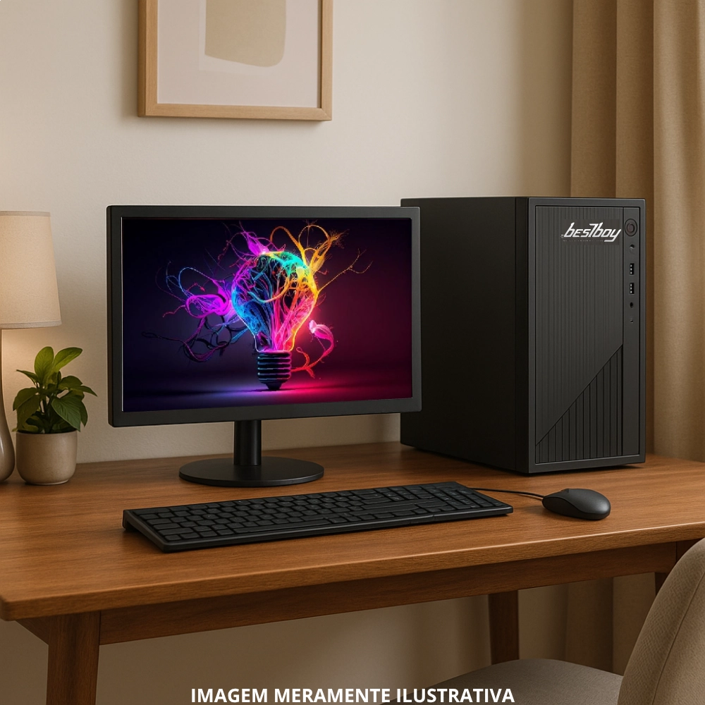 Computador Completo Intel Core I5 16gb Ssd 480gb Monitor 17" Windows 10 Trial - BestBoy