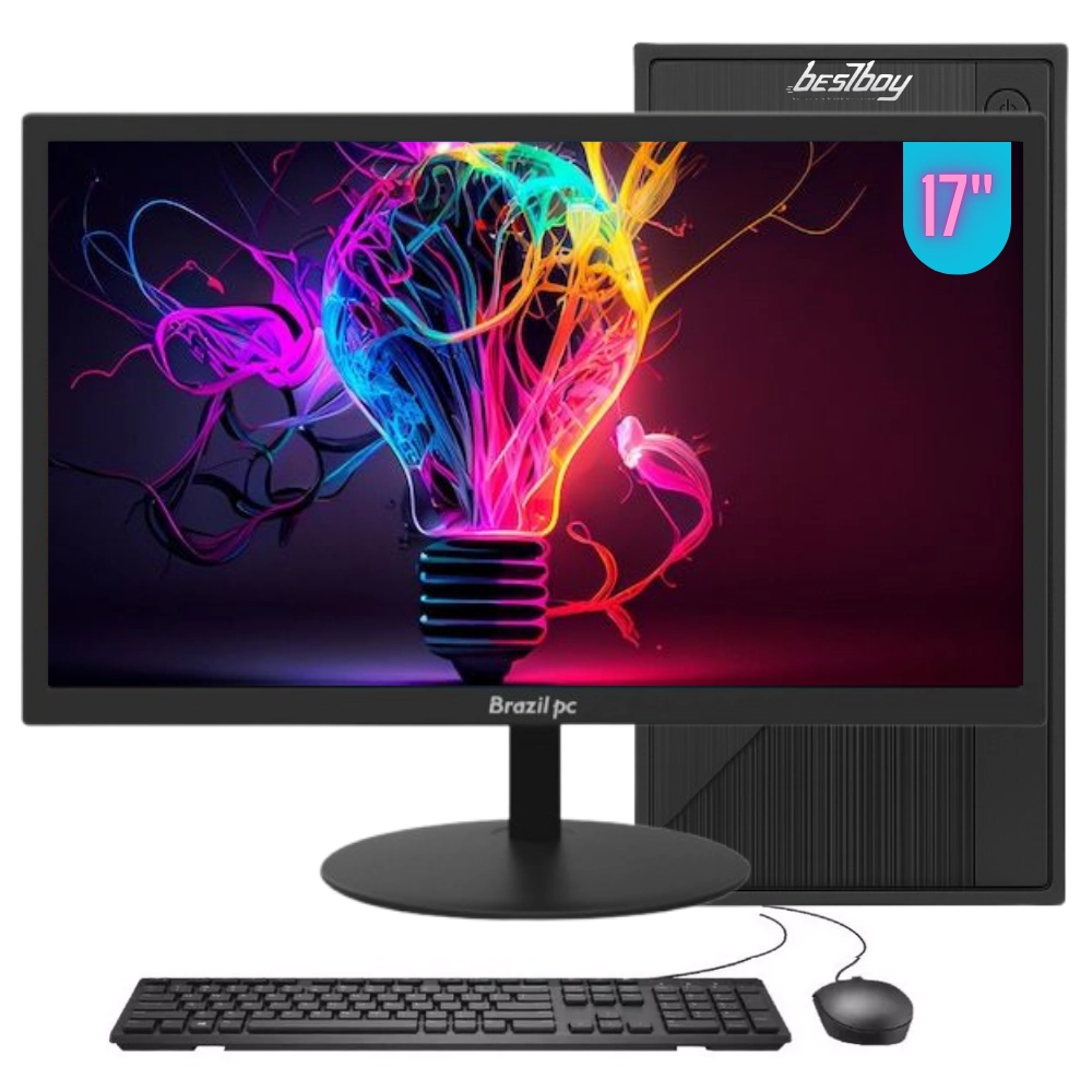 Computador Completo Intel Core I5 16gb Ssd 480gb Monitor 17" Windows 10 Trial - BestBoy