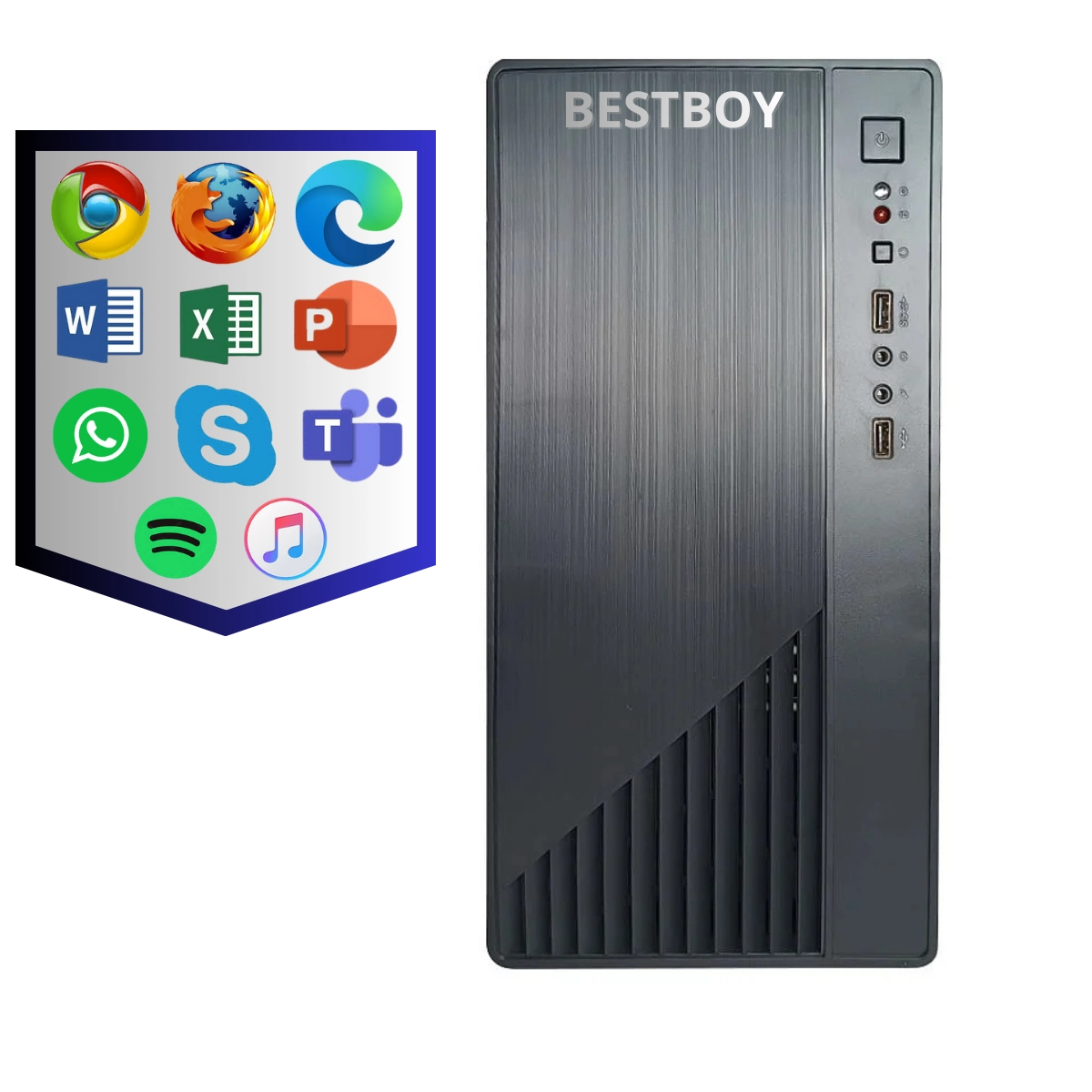 COMPUTADOR OFFICE BESTBOY INTEL CORE I5 2º 16GB RAM SSD 512GB 230W KIT TECLADO MOUSE MONITOR 19 PRETO COMPUTADOR OFFICE BESTBOY INTEL CORE I5 2º 16GB RAM SSD 512GB 230W KIT TECLADO MOUSE MONITOR 19 PRETO