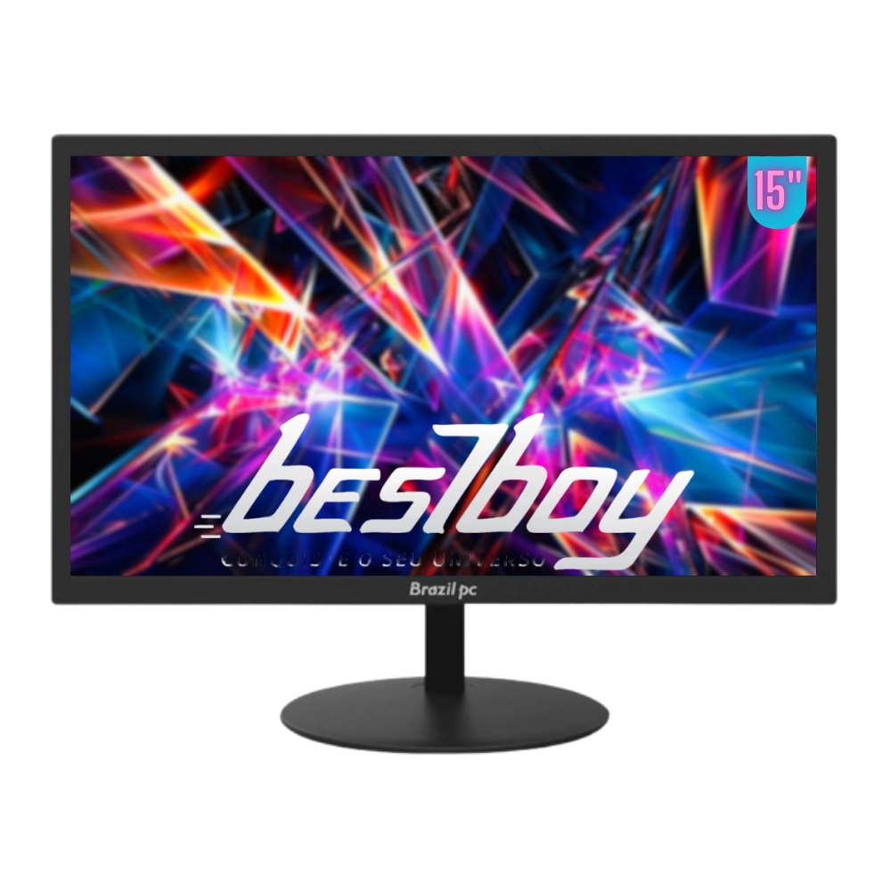 Computador Office Completo Intel Core I5 8gb Ssd 240 Gb Hd 500 Gb Monitor 15&quot; Windows 10 Trial - BestBoy