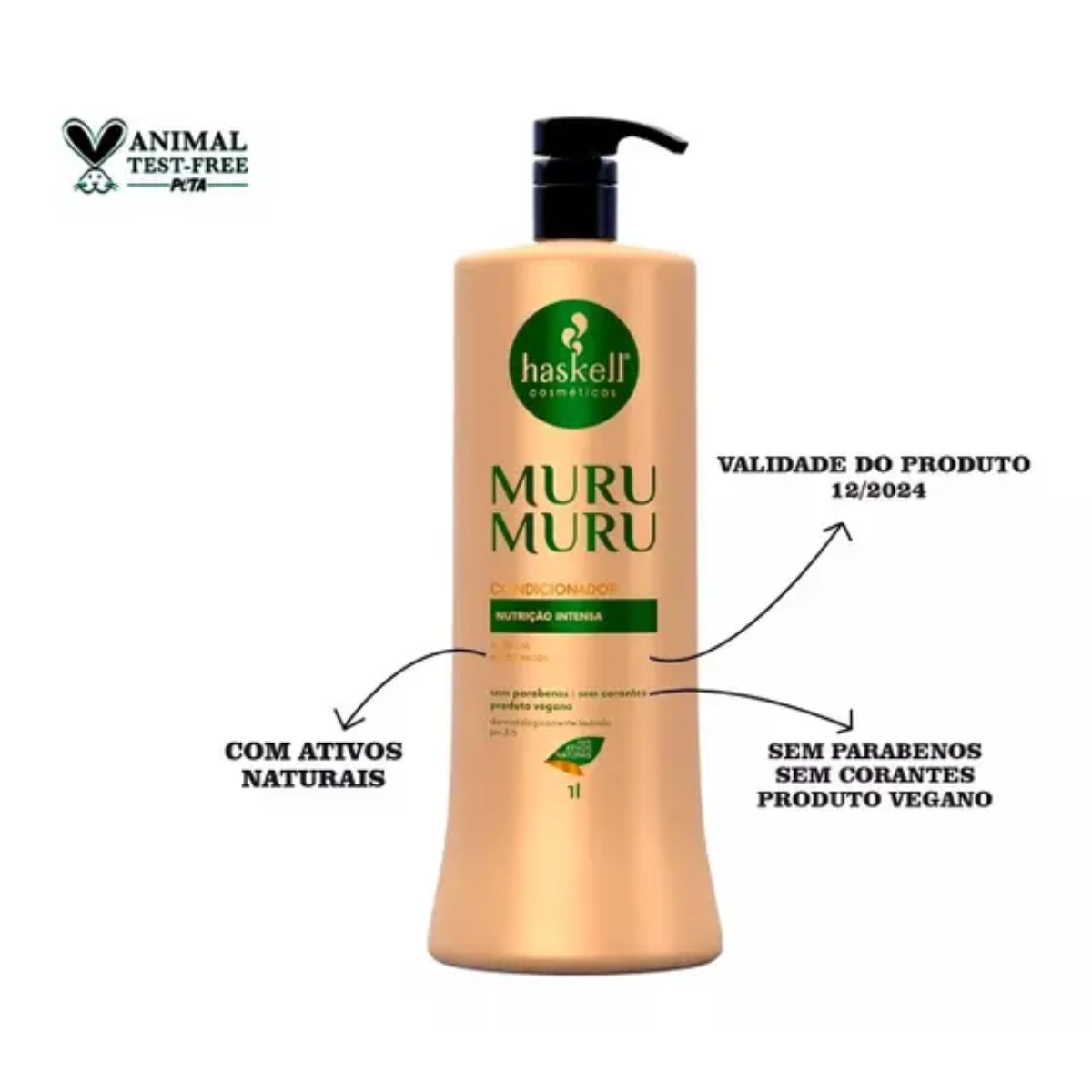 CONDICIONADOR CAPILAR MURUMURU 1L HASKELL