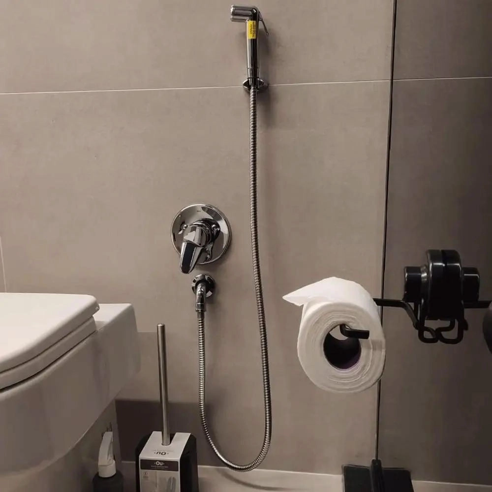 CONJUNTO DE 5 PEÇAS SCHMITT PARA BANHEIRO COM VENTOSA PRETO FOSCO