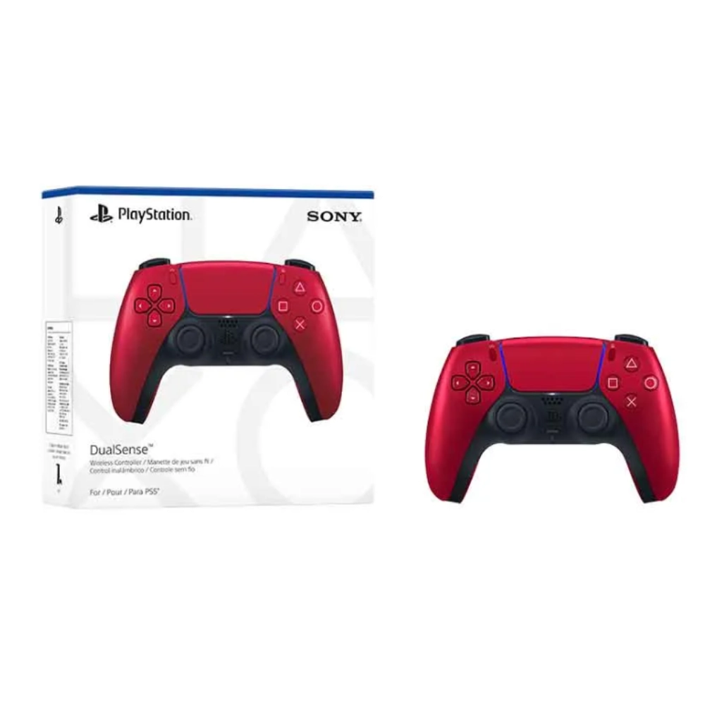 Controle Sony Dualsense Ps5, sem Fio, Volcanic Red