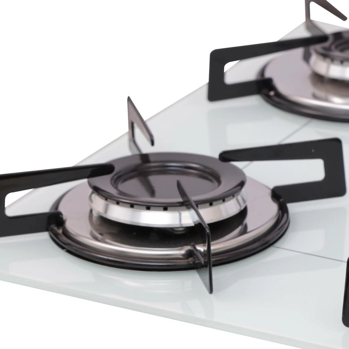 COOKTOP 4 BOCAS ULTRA CHAMA BRANCO CHAPA CHAMALUX BIVOLT