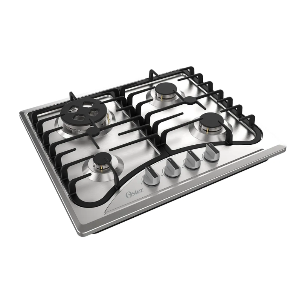 Cooktop a Gás Inox 4 Bocas Oster Premium Semiprofissional Bivolt Cooktop a Gás Inox 4 Bocas Oster Premium Semiprofissional Bivolt