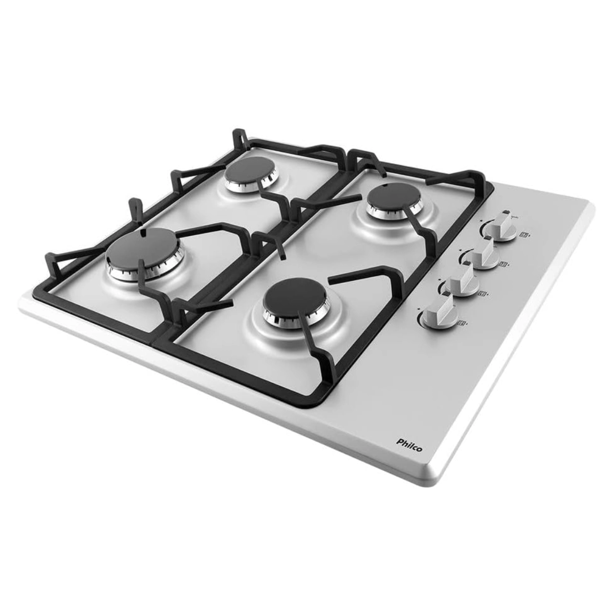COOKTOP A GAS PHILCO 4 BOCAS AUTOMATICO INOX PCT04I BIVOLT