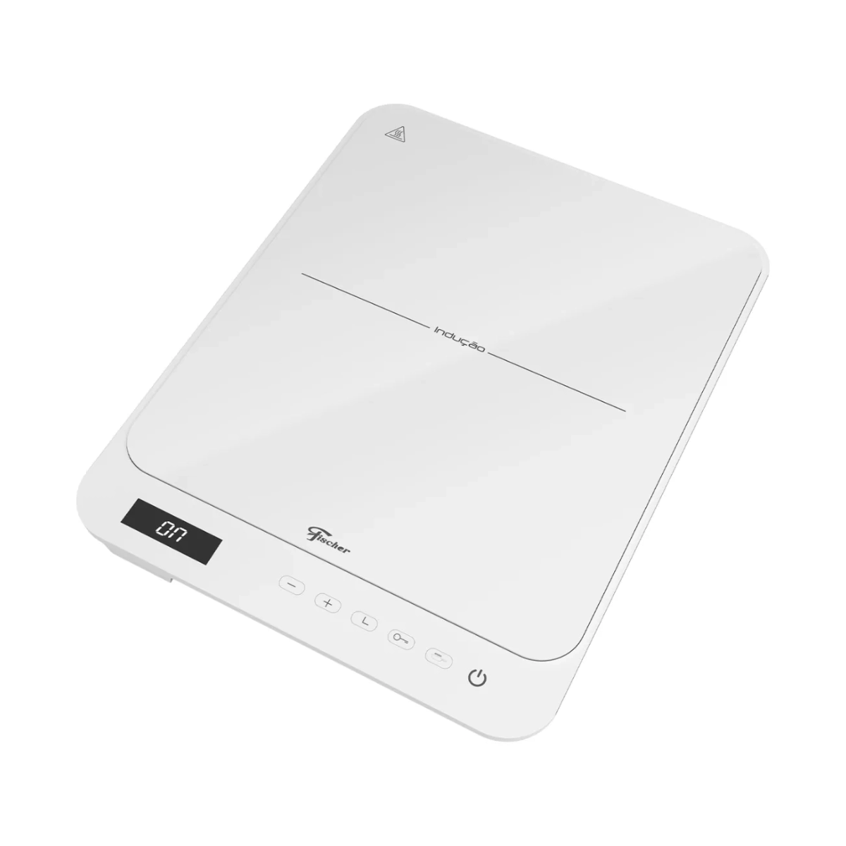 COOKTOP DE INDUÇÃO FISCHER 1 BOCA BIVOLT BRANCO TOUCH PORTATIL