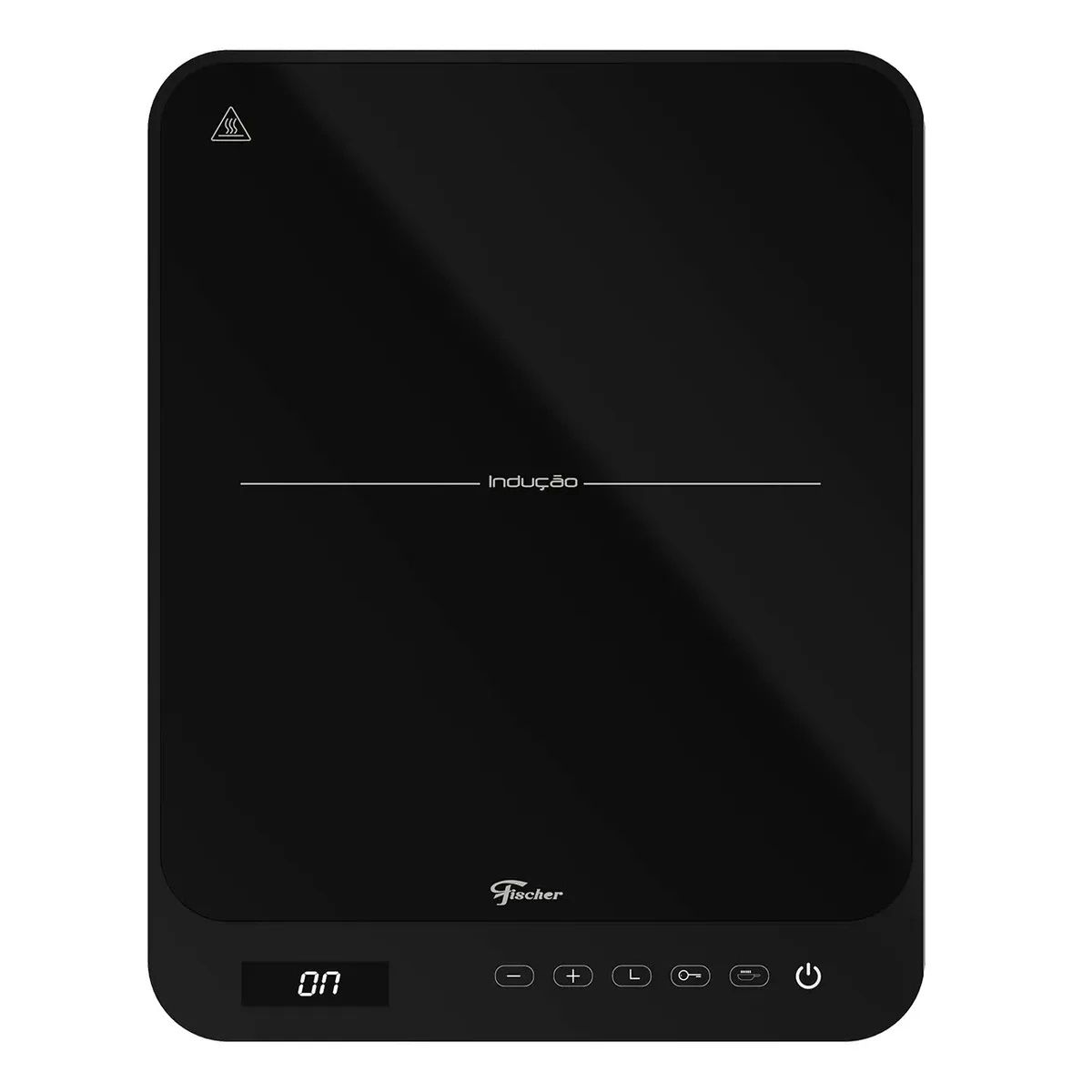 Cooktop de Inducao Fischer 1 Boca Bivolt Preto Touch Screen Portatil